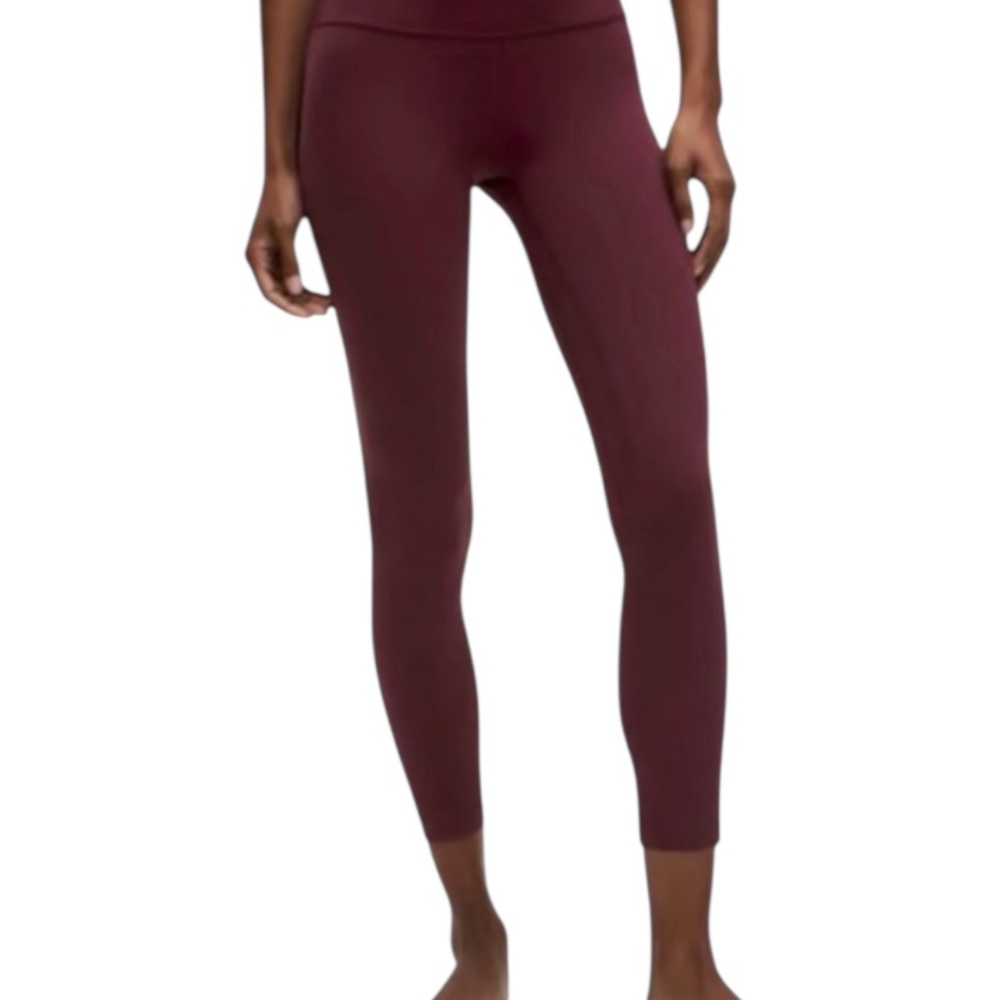 Lululemon Burgundy Cropped Leggings - Women’s Size 4
